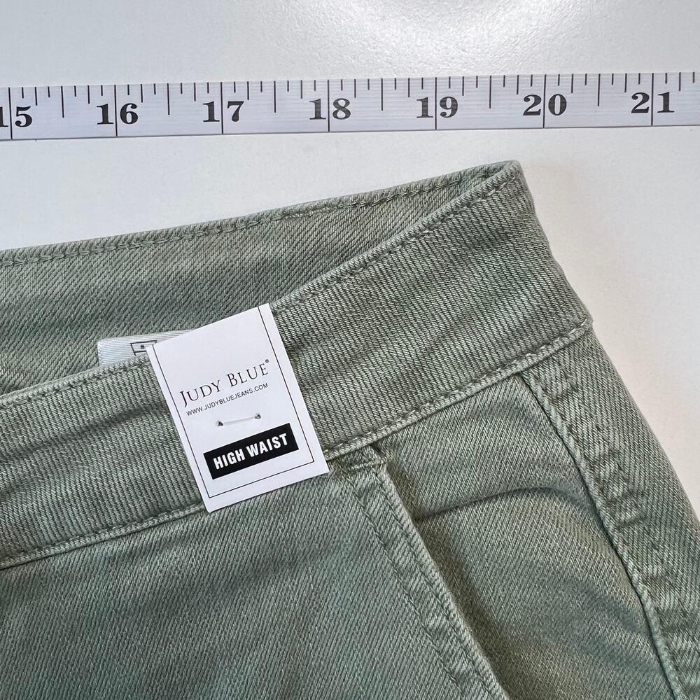 Judy Blue Greenwich High Rise Front Seam Stretch Denim Jean Women 22W Sage Green - Picture 6 of 16